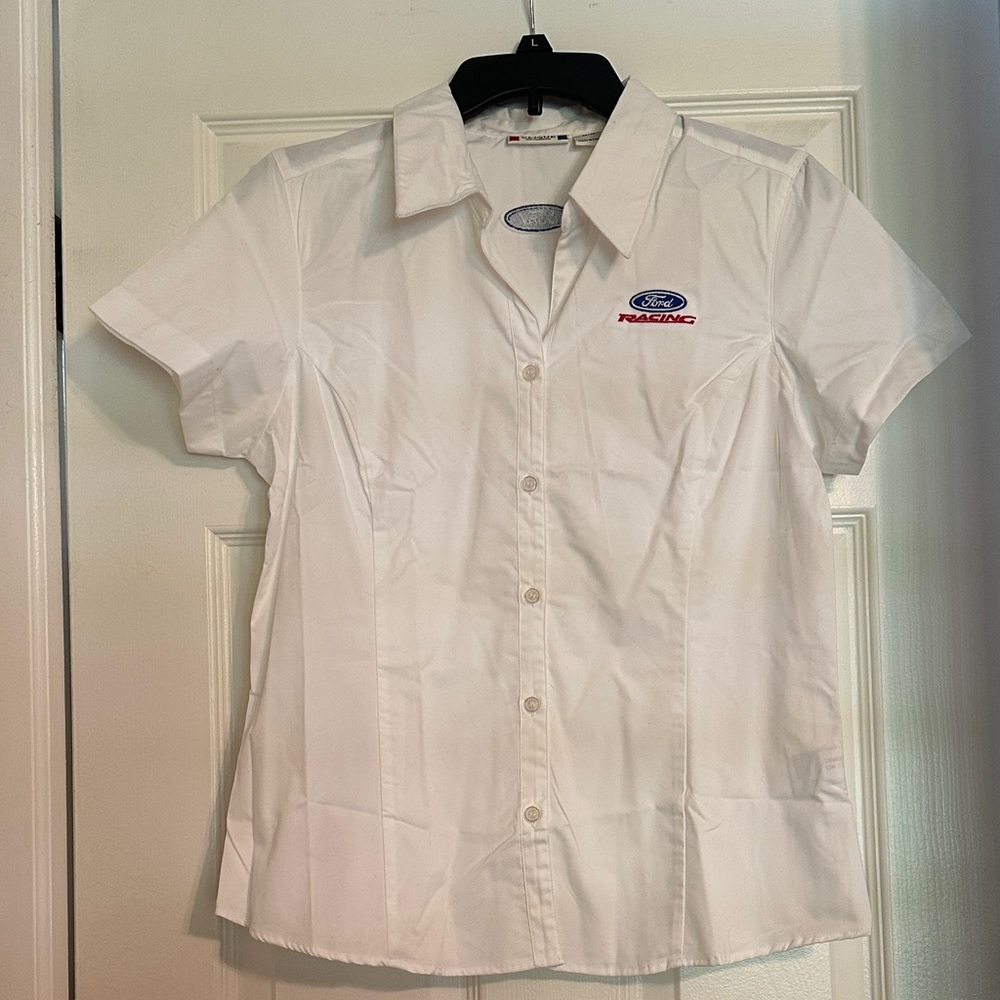 Ford White Button-Up Blouse